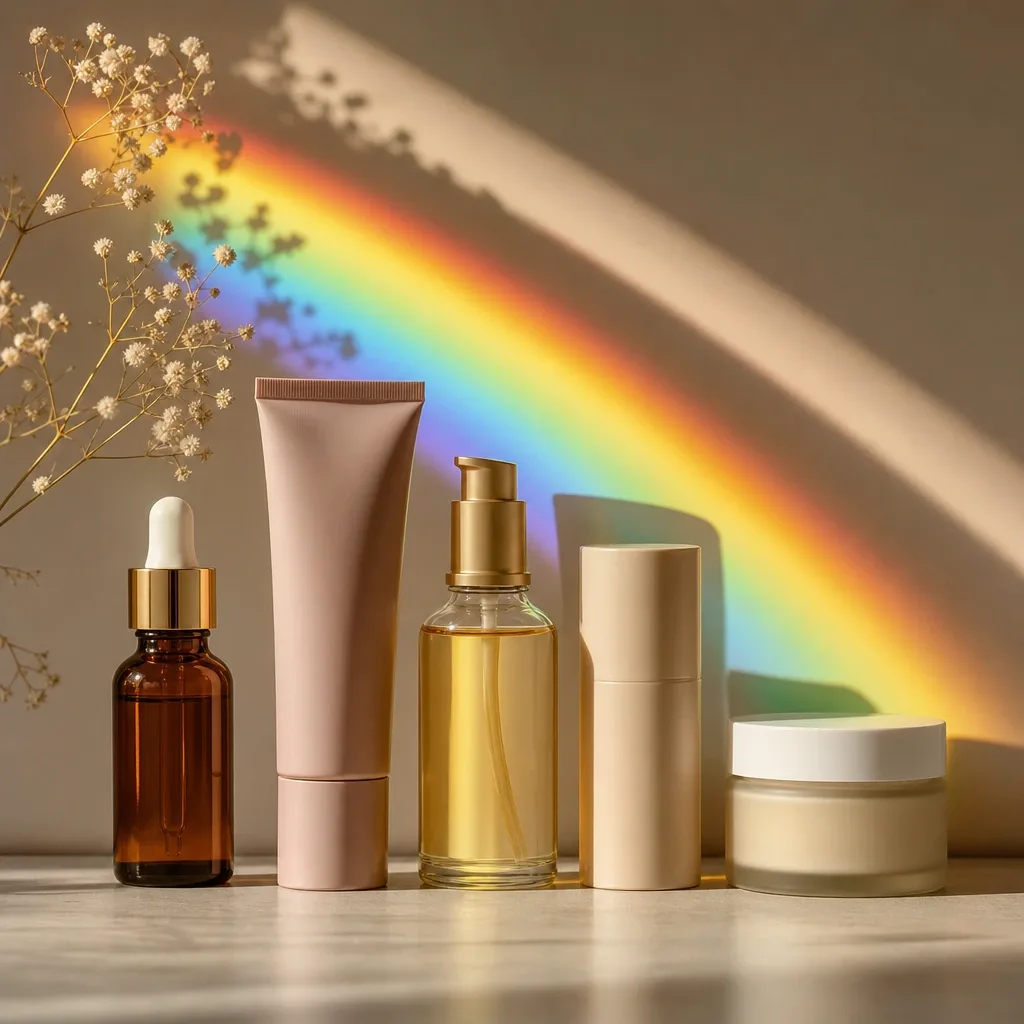 Arcoiris Con Productos De Bellezas
